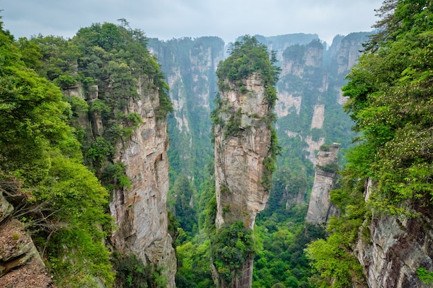 張家界山、中国