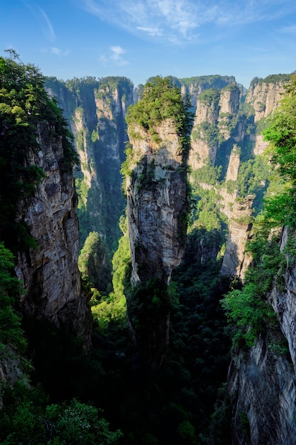 張家界山、中国