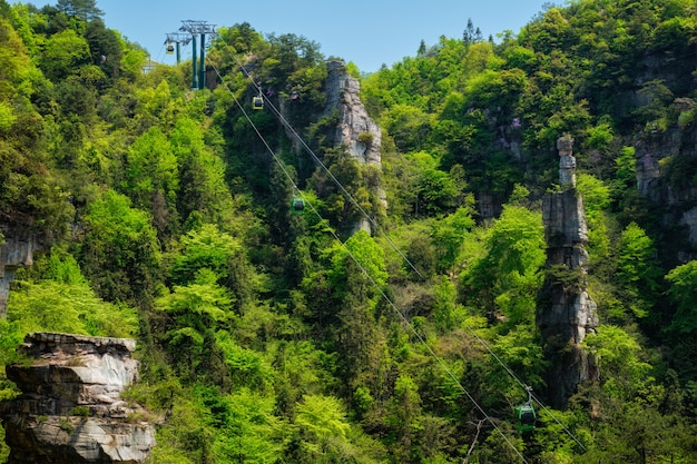 張家界山、中国