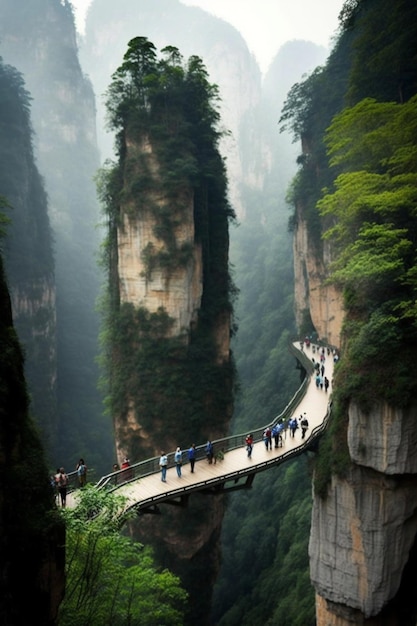 Zhangjiajie national park is the world's largest natural wonder.