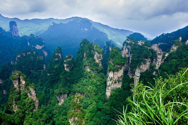 Zhangjiajie Wulingyuan National Scenic Spot Scenic Area sandstone landform world natural heritage