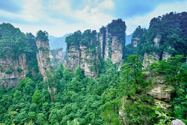 Zhangjiajie Wulingyuan National Scenic Spot Scenic Area zandsteen landvorm wereld natuurlijk erfgoed