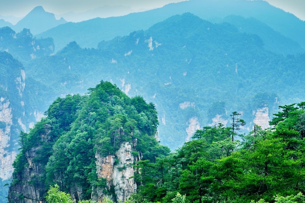 Zhangjiajie Wulingyuan National Scenic Spot Scenic Area zandsteen landvorm wereld natuurlijk erfgoed