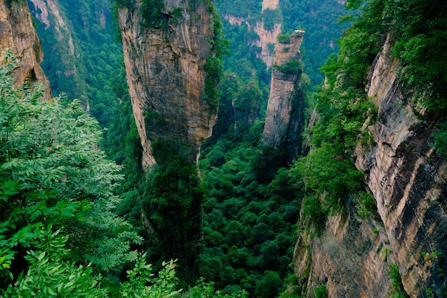 Zhangjiajie Wulingyuan National Scenic Spot Scenic Area zandsteen landvorm wereld natuurlijk erfgoed