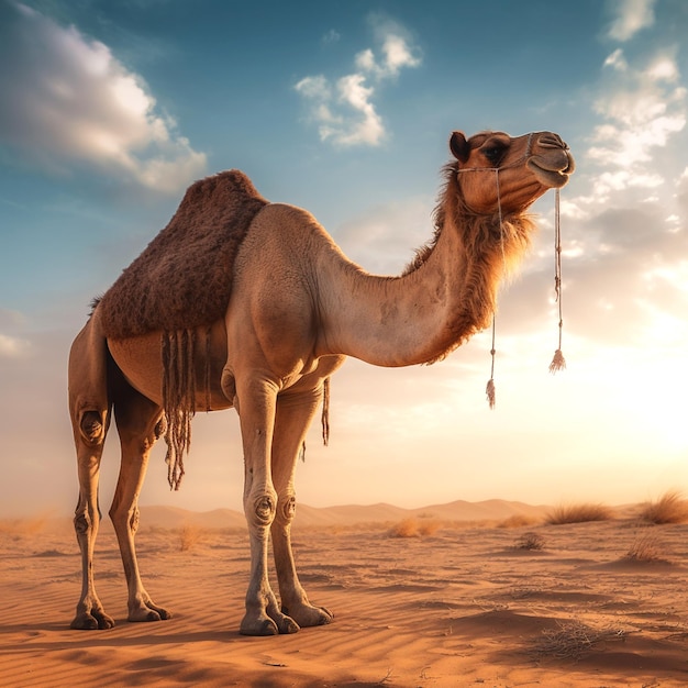 zicht van kameel