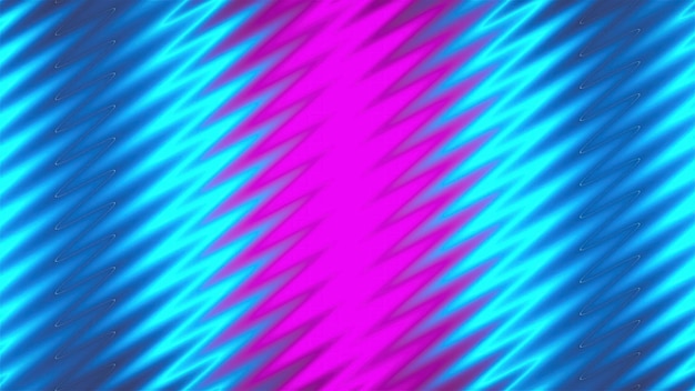 Zig zag neon lines computer generated d render