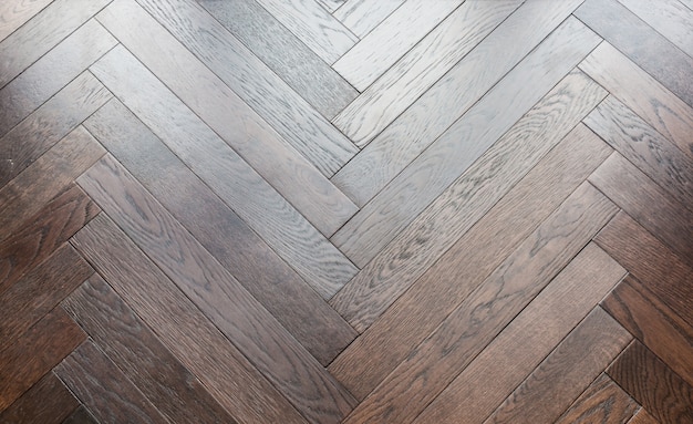 Photo zigzag herringbone wooden floor pattern background