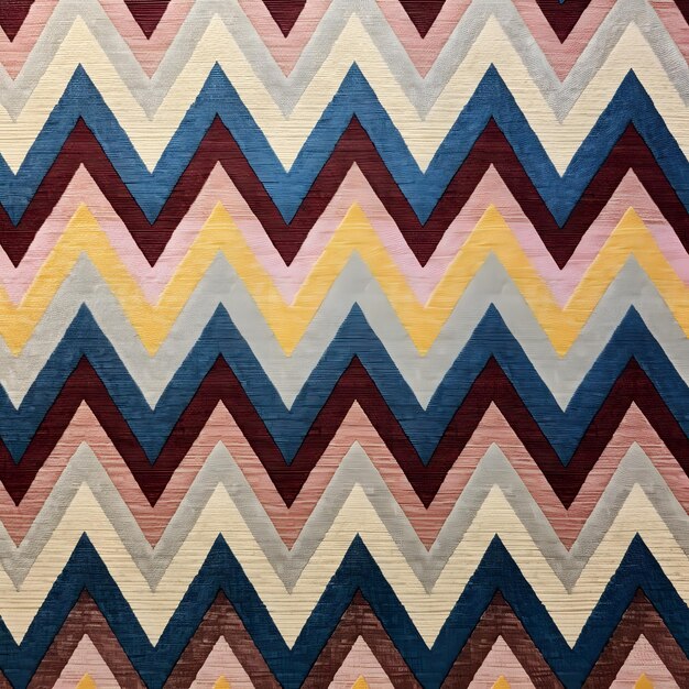 Zigzag Patterned Fabric Texture