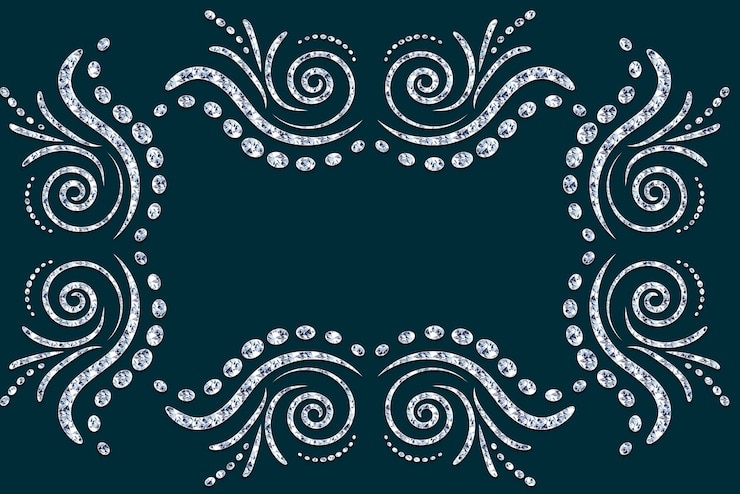 Foto zilveren glitterframe