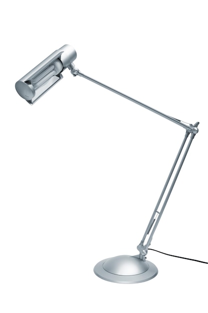 Zilveren moderne lamp