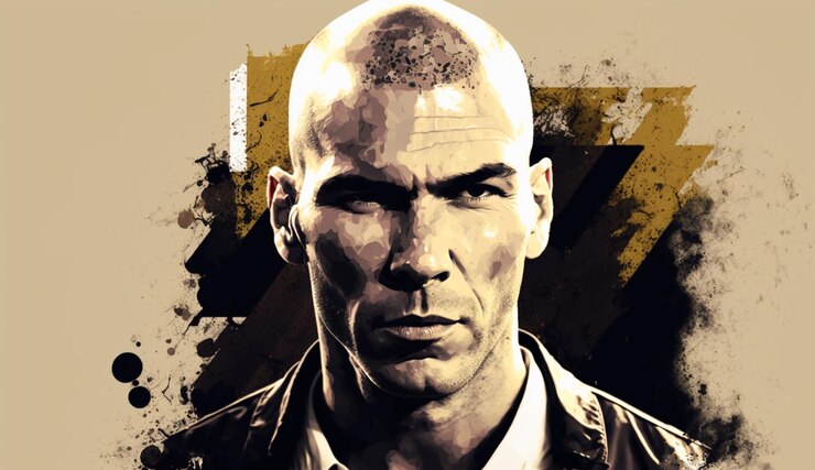 Фотография zinedine zidane менеджер соблазнительно стать изображением ai генерирует искусство