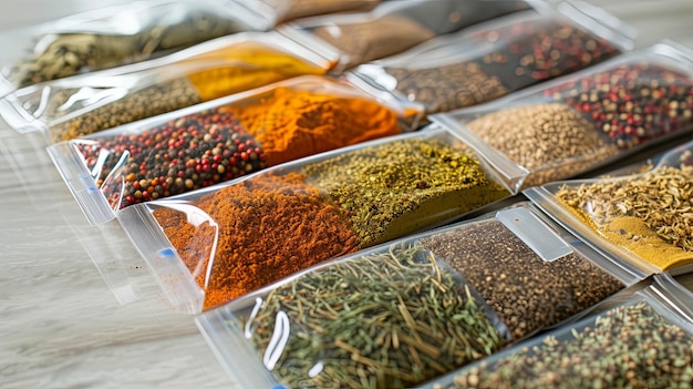 Ziplock Bag for Spice Organization