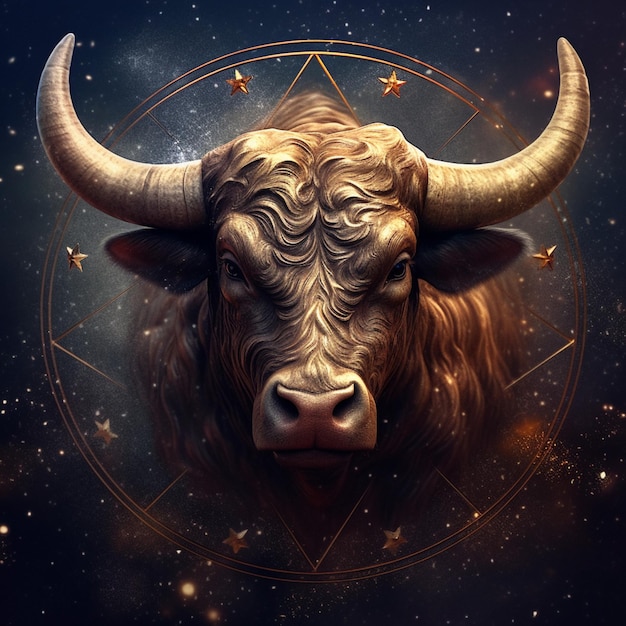 Foto le stelle dello zodiaco simboleggiano il toro