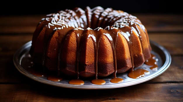 Zoete bundt cake