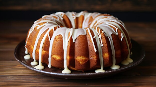 Zoete bundt cake