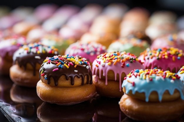 zoete en hartige donuts heerlijk eten