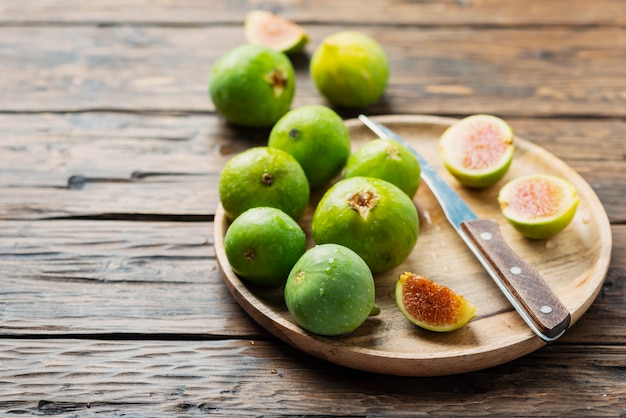 Zoete groene vijgen