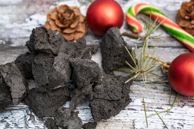 Zoete kolen en snoepjes van la befana