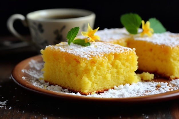 Zoete maïsmeelcake Braziliaanse stijl Braziliaans eten