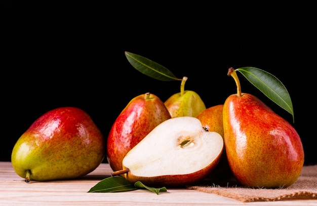 Zoete peren in de mand