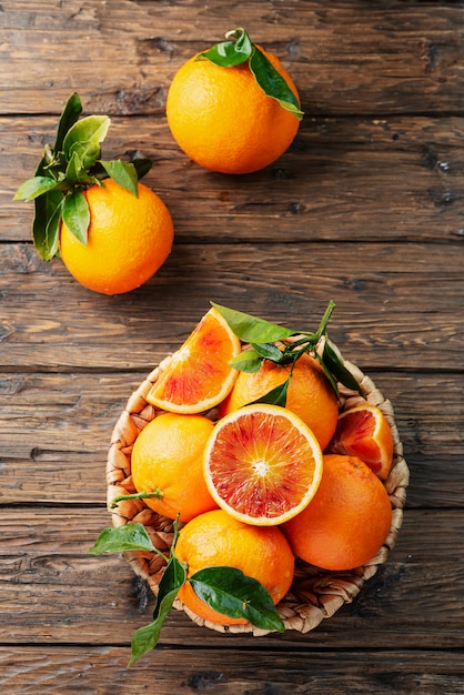 Zoete rode sinaasappelen van Sicilië