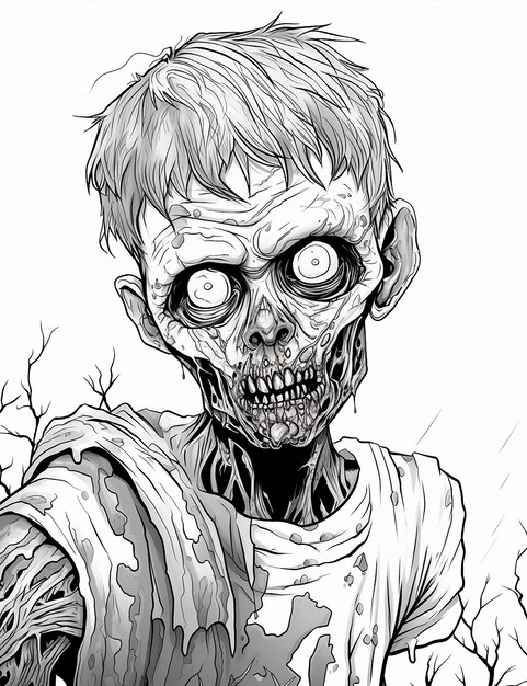 zombie coloring book