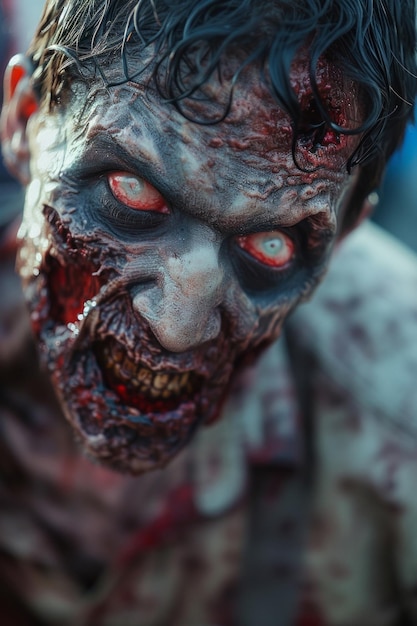 Zombie monster visuele foto album vol horror vibes en apocalyps momenten