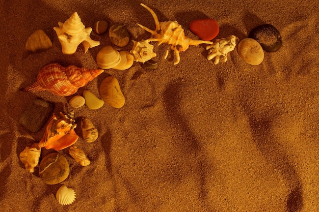 Zomer achtergrond op het zand