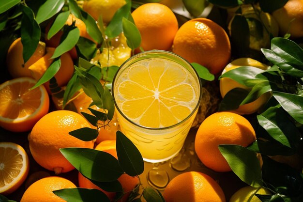 Zomer Citrus Quencher Lemonade beeldfotografie