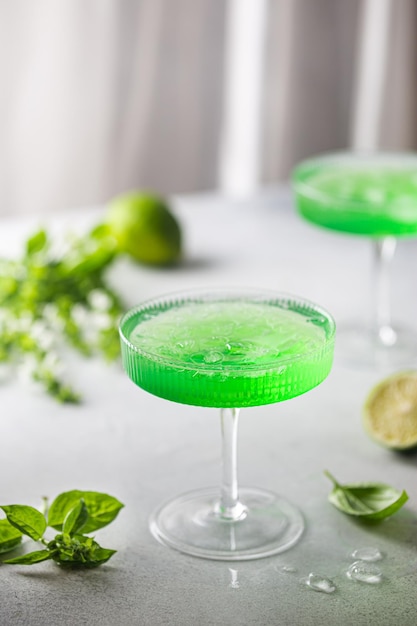 Zomer groene cocktail