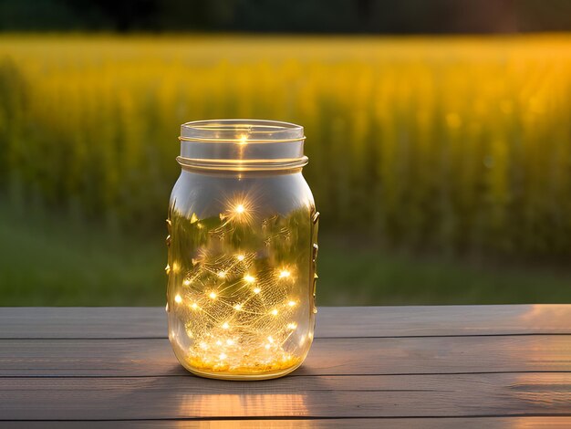 Foto zomer in een pot