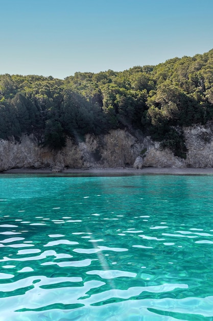 Foto zomer in sivota thesprotia, griekenland