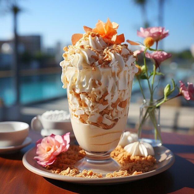 Zomer koude milkshake foto