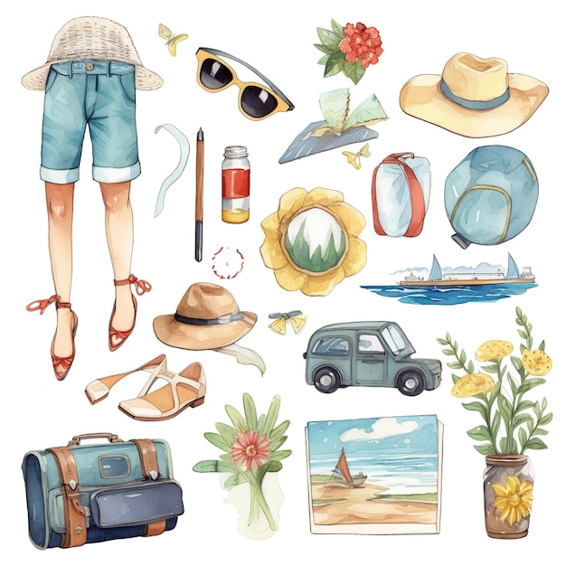 Zomer strand clipart