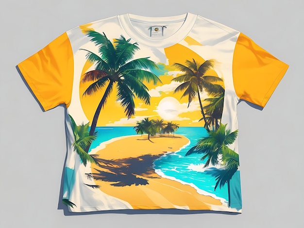 Zomer t-shirt ontwerp