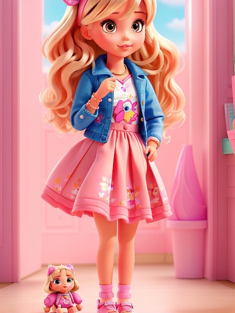 Zomer trendy outfit voor Barbie pop Fashionable shopping spree