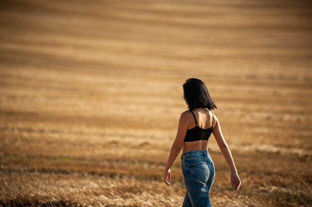 Zomer vrouw portret