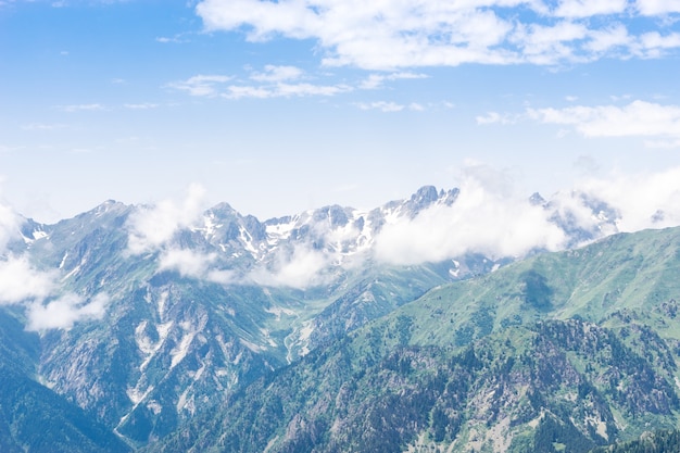 Zomerbergplateau Hoogland met Artvin, Turkije