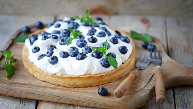 Zomerdessert met vanillecrème