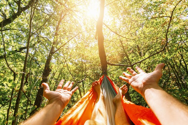 Zomers ontspannen in de hangmat