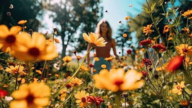 zomerse sfeer foto