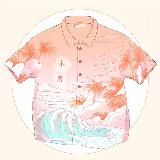 Foto zomersurf t-shirt ontwerp