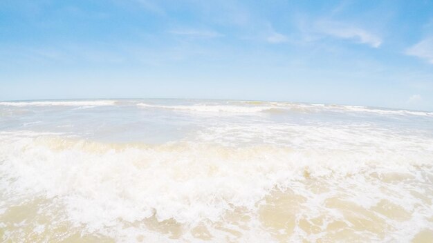 Zomervakantie op het strand in South Carolina.