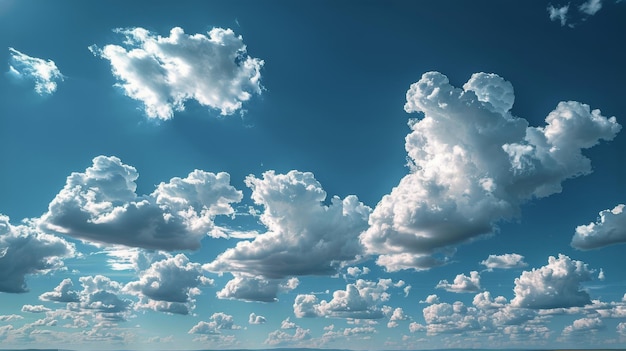 Zon schijnt door wolken in de lucht