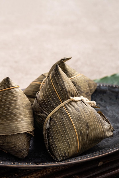 Duanwu Dragon Boat Festival 음식을 위한 Zongzi 쌀 만두