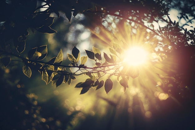 Zonlichtgloed in de zomer buiten ar 32