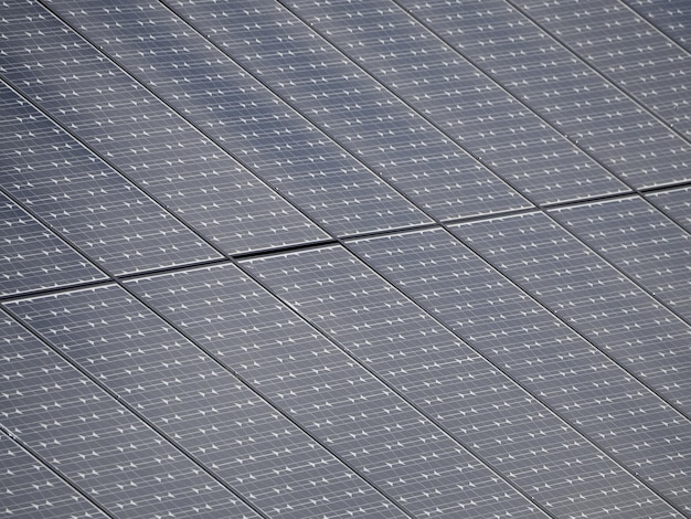 Zonne-energiepanelen close-up