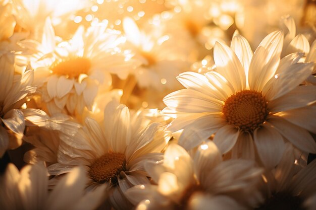 Foto zonnebloemen in het licht