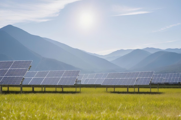 Zonnepanelen Milieuvriendelijke energieopwekkende AI