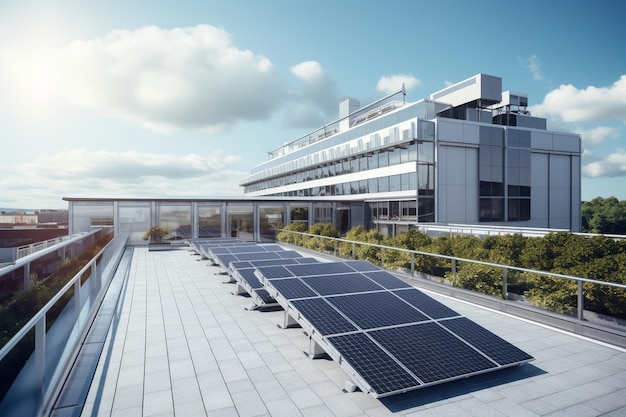 Zonnepanelen op het dak van ziekenhuizen dragen bij aan Generative ai